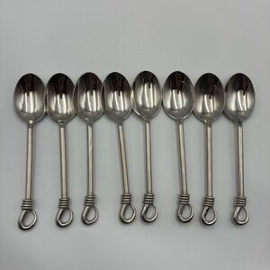 Gourmet Settings Twist and Shout Tablespoons Stainless Steel Set of 8 8in